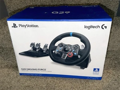 NEW Logitech G29 Driving Force Racing Wheel and Pedals for PlayStation 4/5/PC - Image 1 of 4
