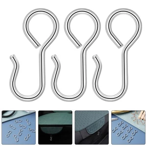 10 PCS Car Cushion Hook Seat Cover Fixing Hooks Auto Cup Holder Organizer - Foto 1 di 12