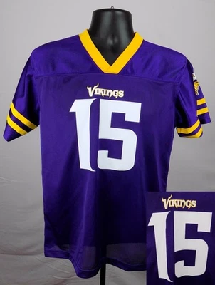 Minnesota Vikings Jersey Boy's XL (16 - 18) #15 Greg Jennings New - Image 1 of 4