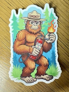 Sasquatch National Park Sticker – Funny Bigfoot Hiking Vinyl Decal – Waterproof - Picture 1 of 3