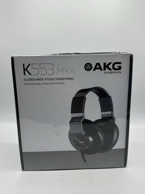 AKG by Harman K553 MK2 MKII Closed Back Studio Monitoring Headphones - New - Image 1 of 4