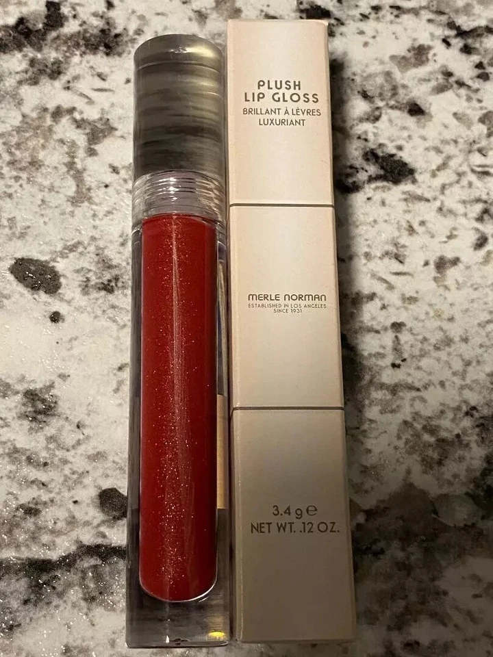 Плюшевый блеск для губ Merle Norman — БЛЕСТЯЩИЙ... НОВЫЙ - Изображение 1 из 1