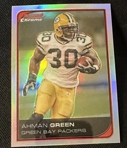 AHMAN GREEN -   2006 BOWMAN CHROME FOOTBALL  #135 REFRACTOR - Picture 1 of 2