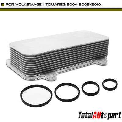 Nuevo enfriador de aceite de motor para Volkswagen Touareg 2004-2010 3,2 L 3,6 L 4,2 L 4,9 L 5,0 L Foto 1 de 4