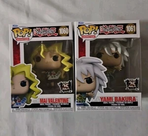 Funko Pop! Yu-Gi-Oh! Yami Bakura #1061 & Mai Valentine #1060 Lot Of 2 New - Picture 1 of 7