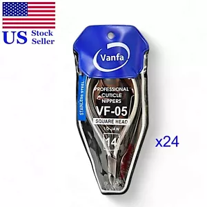 Vanfa Cuticle Nipper Stainless Steel Square Head VF05 * Pick any size* - Picture 1 of 15