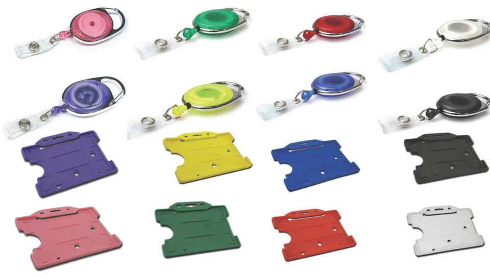 PREMIER Ski Pass Reel, Retractable Badge Reel Door Pass Holder & ID Card holder - Image 1 of 1