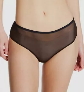 $35 Simone Perele Women's Black Rosalie Boyshort Panty Size 3 - Picture 1 of 3