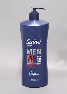 Suave Men 2 in 1 Thick & Full Shampoo Plus Conditioner 28 fl oz - Picture 1 of 2