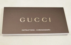 GUCCI Chronograph Watch Movement Instructions Booklet - Picture 1 of 1