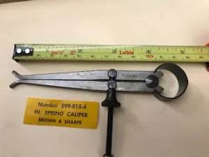 Brown & Sharpe 599-815-4 Inside Spring Caliper, 4" In Stock - Picture 1 of 1