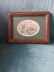 Creative Calligraphy Framed Print “Friends Like You Are Precious And Few” - Picture 1 of 5