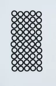 Lot with 50 O-rings / O-ring / Rubber Band / Rubber Bands for Repair GI Joe G.I. - Foto 1 di 1