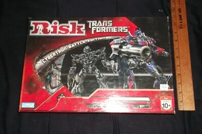 TRANSFORMERS RISK CYBERTRON BATTLE EDITION BOARD GAME PARKER BROTHERS  - Image 1 of 4