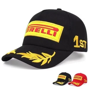 Gorra de béisbol Pirelli ajustable deportiva al aire libre informal gorra deportes de motor carreras sombrero - Imagen 1 de 8