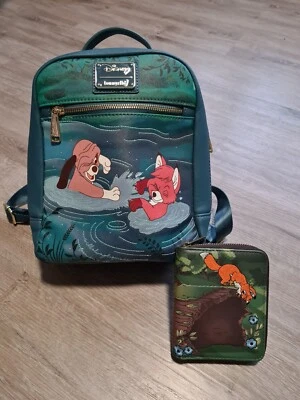 Loungefly Set Cap+Capper/ Fox+Hound Rucksack + Portemonnaie - Bild 1 von 4