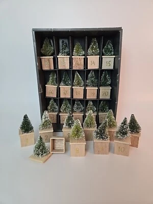 Порог сосочка дерево обратный отсчет календарь Рождество Advent новый 25 штук новый - Изображение 1 из 4