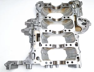 13-18 AUDI S6 S7 A8 A8L 4.0T V8 ENGINE UPPER OIL PAN FILTER CRANKSHAFT HOUSING - Bild 1 von 14