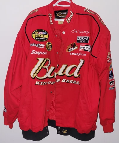 Chase Authentics Dale Earnhardt Jr Drivers Line Jacket Men's Size XXL 2XL Red Cover