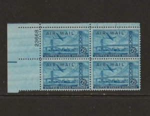 US Scott #C36 Plate Block Fine/Very Fine MNH Cat. Value $4.00 #141 - Picture 1 of 1