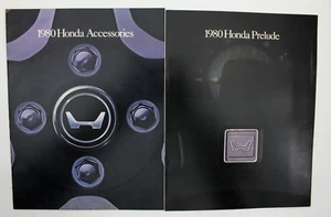 1980 Honda Sales Brochures - Lot of 2. Prelude, and Honda Accessories - Picture 1 of 8