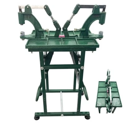 Prensa manual de trinquete máquina de prensa de remaches de 3 toneladas con plancha de prensa de pies Foto 1 de 4