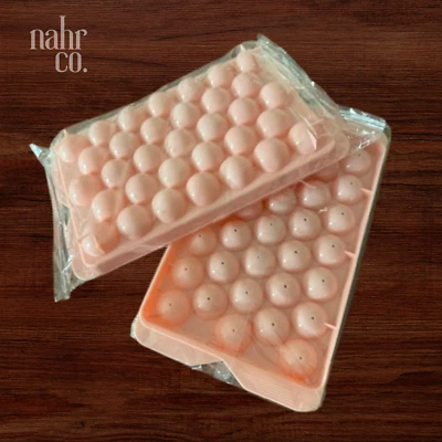 Máquina de bolas de gelatina de 33 cavidades molde de hielo esfera cavidad redonda plástico Foto 1 de 3