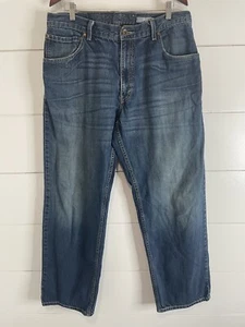 Levis SilverTab Mens Jeans Baggy Blue Denim Thrashed Vintage Y2K Loose Fit 36x32 - Picture 1 of 8