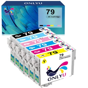 6er Pack T079 79 Tintenpatronen kompatibel für Epson 79 1430 1400 Tintenstrahldrucker - Bild 1 von 5