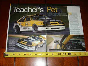 1986 MUSTANG SALEEN GENERAL TIRE TRIBUTE ORIGINAL 2011 ARTICLE  - Picture 1 of 6