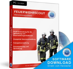 Feuerwehrscout Vereinsverwaltung Feuerwehr Programm EDV Software Programm,EDV,CD - Bild 1 von 9