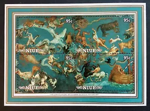 NIUE 1986 Halleys Comet Miniature Sheet vfu/cto (B32) - Picture 1 of 2