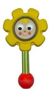 VINTAGE 1973 FISHER PRICE BABY FLOWER RATTLE #424 Made In USA - Picture 1 of 5