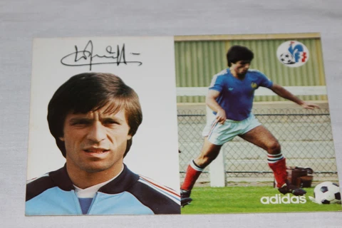 Postcard Adidas Vintage Player Federation French Football Loic Amisse Cover