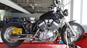 For Yamaha Virago 535 XV535 XV400 1987-04 Muffler Exhaust Pipes System Silencers - Foto 1 di 12