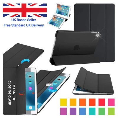 Apple iPad Air 1 Black A1474 A1475 A1476 Magnetic Smart Case Cover