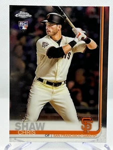 CHRIS SHAW RC 2019 Topps Chrome #173 Rookie - Picture 1 of 2