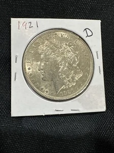 1921-D Morgan Dollar Extra Fine - Free Shipping - Picture 1 of 2