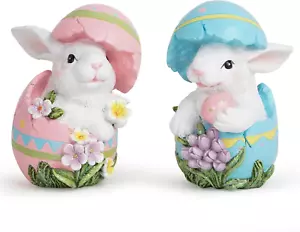 Easter Bunny Decorations Spring Easter Egg/Cup Bunny Indoor Home Decor Farmhouse - Picture 1 of 16