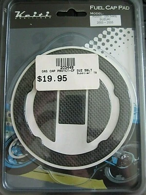 NUEVO KEITI 20-3449 TAPA COMBUSTIBLE ALMOHADILLA FIBRA CARBONO ASPECTO RS003 SUZUKI 2003 2004 2005 Foto 1 de 3
