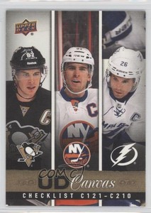2013 Upper Deck UD Canvas John Tavares Sidney Crosby Martin St Louis #C210 HOF
