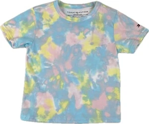 Tommy Hilfiger Niño Pequeño Tropical Brisa Algodón Manga Corta Tie Dye Camiseta 2T - Imagen 1 de 3
