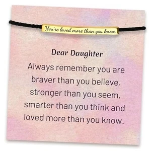 Gifts for Daughter, Daughter Birthday Gifts, You Are Loved Bracelet, Cool - Picture 1 of 8