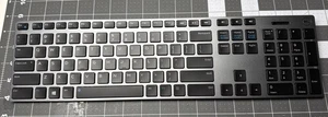 Dell WK717 Wireless Bluetooth Keyboard - Missing USB Dongle - Used - Tested - Picture 1 of 2