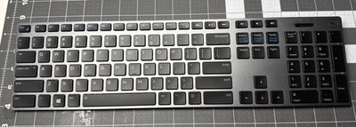 Dell WK717 Wireless Bluetooth Keyboard - Missing USB Dongle - Used - Tested - Image 1 of 2