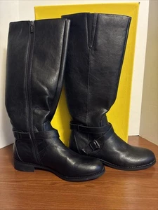 Kenneth Cole Reaction Damen 10 Gwen Kniehohe Reitstiefel - Bild 1 von 12