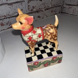 Jim Shore Heartwood Creek 2005 CHEECH Chihuahua Dog Figurine V4004848 - Picture 1 of 6