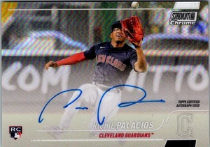2022 Topps Stadium Club Chrome Richie Palacios Rookie Refractor On Card Auto - Bild 1 von 2