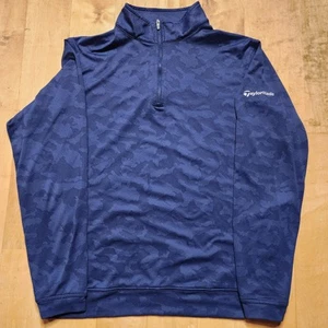 Maglione pullover uomo M Peter Millar Crown Taylormade mimetico Perth 1/4 zip - Foto 1 di 10
