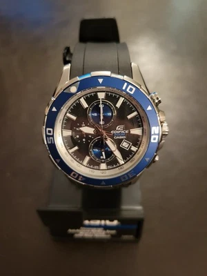 Reloj Casio Hombre EFM-501-1A2VCF Edifice Pantalla Analógica Cuarzo Negro Foto 1 de 4